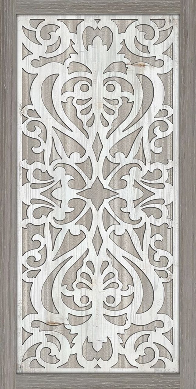 Geo Greige Deco Panel 3 by Cindy Jacobs - Item # VARPDXCIN2747